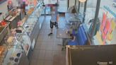 VIDEO: Man shatters glass window on kid at San Jose ice cream shop