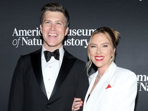 Scarlett Johansson's husband Colin Jost gives rare insight into son's evolving relationship with older half-sister Rose