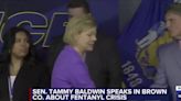 Sen. Tammy Baldwin speaks with law enforcement on Wisconsin’s fentanyl and opioid crisis