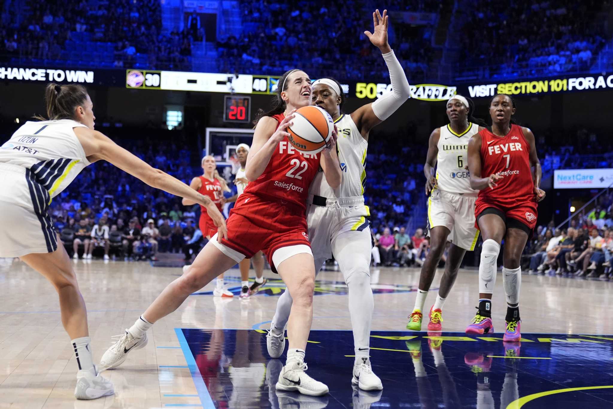 Fever lose to Wings despite Caitlin Clark's WNBA single game assist record