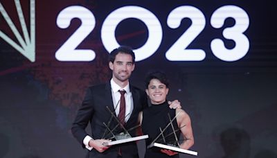 La familia del atletismo español premia a María Pérez y Álvaro Martín