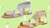 Down to $20, these 'super comfortable' sparkly sandals are perfect for wedding season
