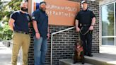 A chocolate lab is the newest member of Durham Police Department