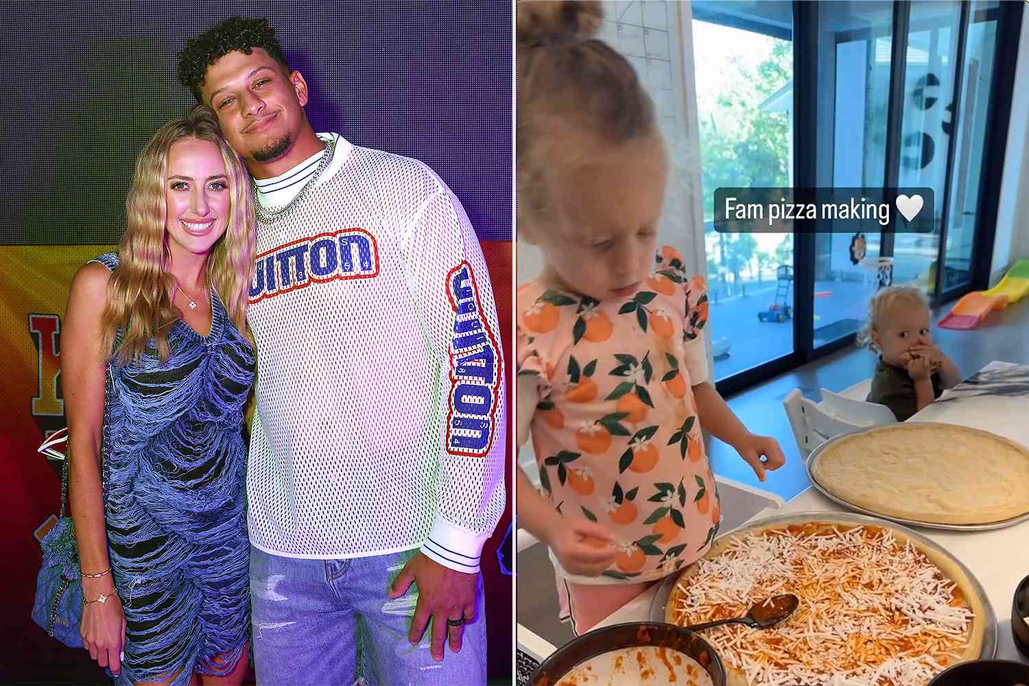 Pregnant Brittany Mahomes Spends Time Making Pizza with Daughter Sterling as Son Bronze Watches