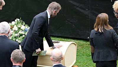 David Beckham among guests to say goodbye to Sven-Goran Eriksson at 'beautiful' funeral in Sweden