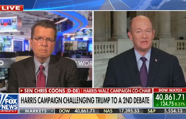 Dem Senator Chris Coons to Fox’s Neil Cavuto: Kamala Harris Should Do a Debate on Fox News