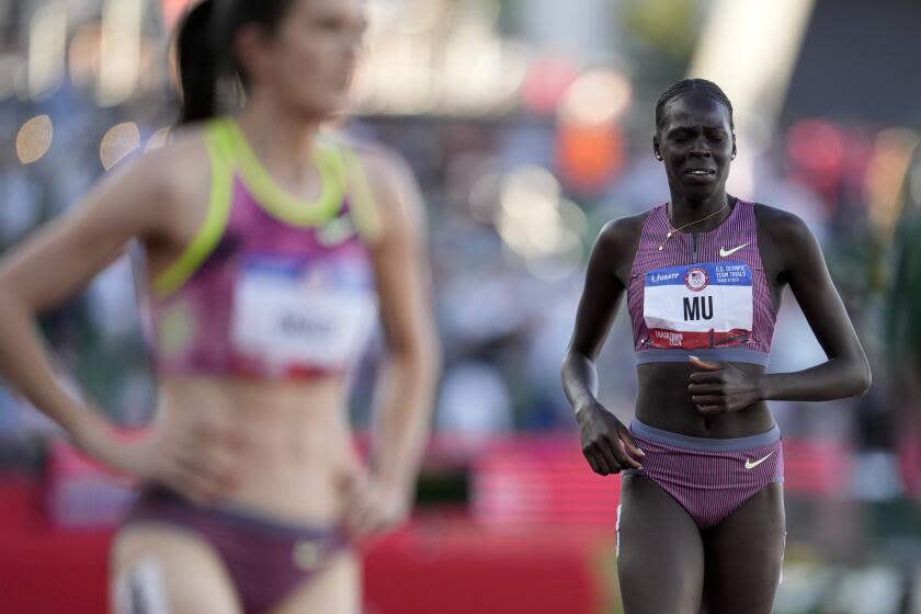 U.S. Olympic trials: Athing Mu's hopes of a golden repeat in the 800 shattered