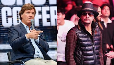 Tucker Carlson opened for Kid Rock at recent US shows