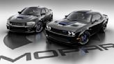 2023 Dodge Challenger, Charger crossing the finish line with Mopar-modded special editions