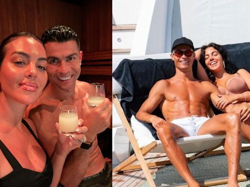 Cristiano Ronaldo y Georgina Rodríguez en el sauna - MARCA USA