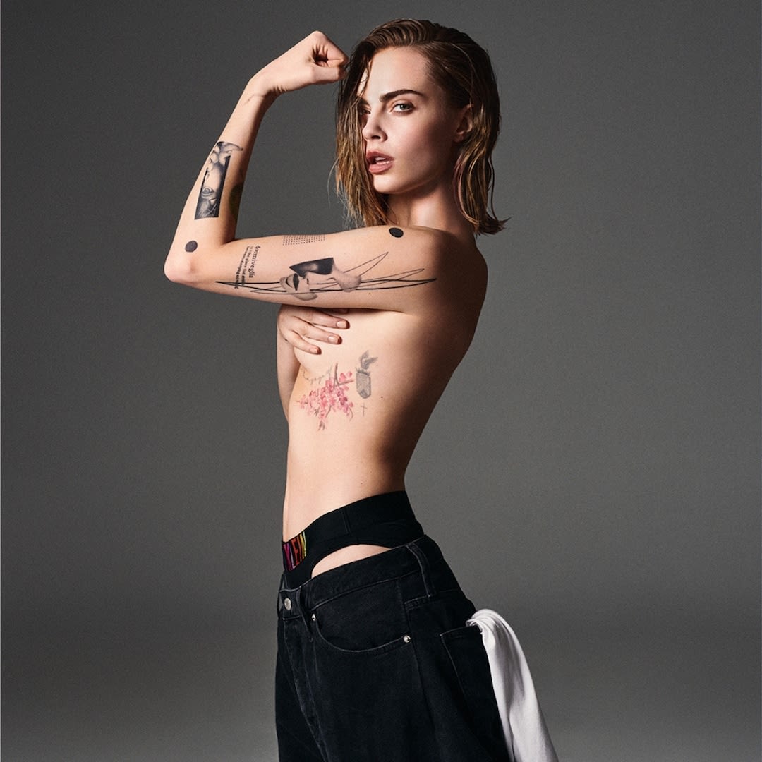 Cara Delevingne and Jeremy Pope Strip Down for Calvin Klein’s Steamy New Pride Campaign Video - E! Online