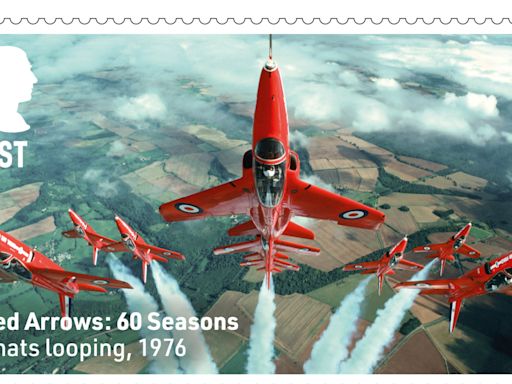 New stamps to mark 60th display season of the Red Arrows