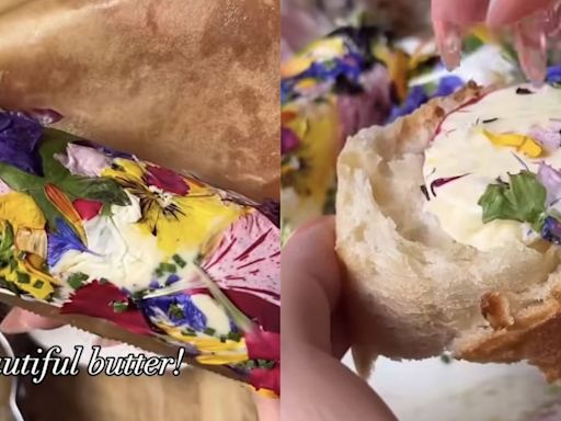 Watch: This Unique 'Flower Butter' Is Getting A Thumbs Up From Foodies