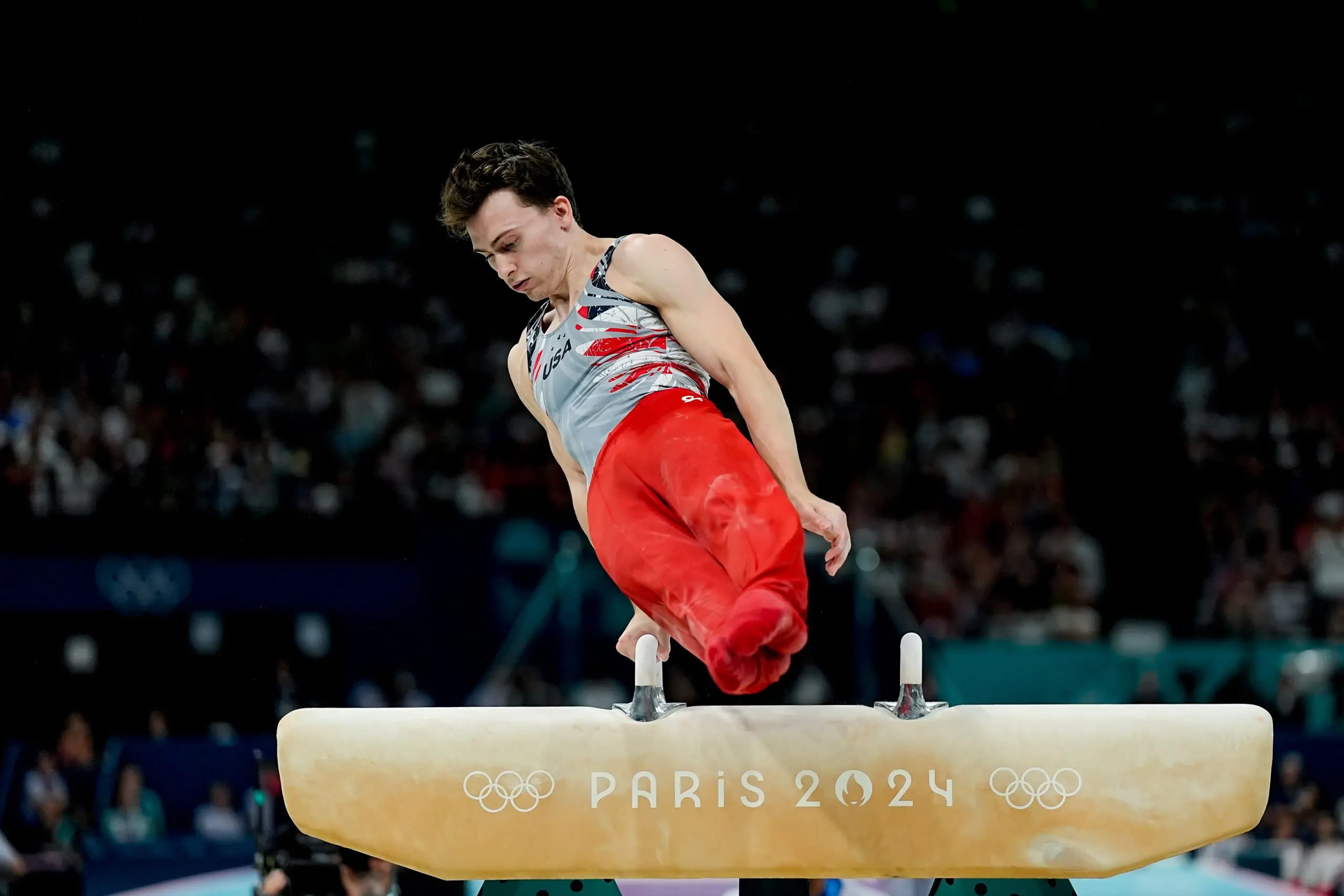 Parents of Team USA Olympic 'pommel horse guy' speak out on son's viral fame, eye condition