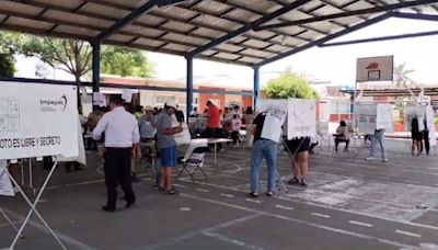 Detienen votación en casillas de la colonia Lázaro Cárdenas en Cuautla, durante media hora