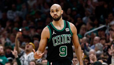 Derrick White Given Locker Room Flowers After Game 5 Celtics Win