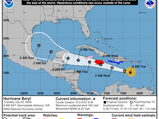 El ‘catastrófico’ huracán Beryl avanza hacia Jamaica. ¿Qué se pronostica para Cuba?