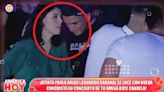 ¡Ya olvidó a Paula Arias! Eduardo Rabanal es captado con desconocida joven en concierto de Kate Candela