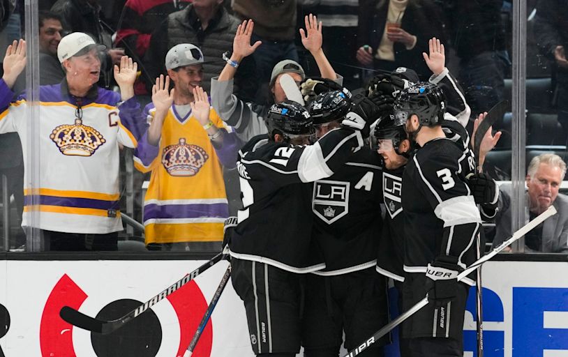 LA Kings rally late, finish 3rd in the Pacific Division with a 5-4 overtime victory over Chicago