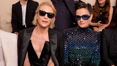 Eva Green y Cate Blanchett ocultan sus ojos en el desfile de Armani: cuchicheos y confidencias en primera fila