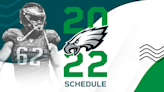 Eagles 2022 schedule release: Week-by-week with dates, times
