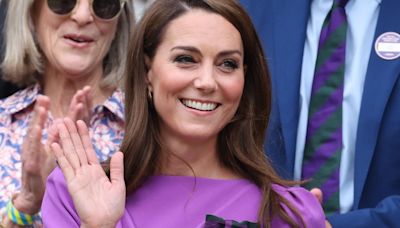 Kate Middleton, arropada por su hija Charlotte, reaparece en Wimbledon en plena recuperación