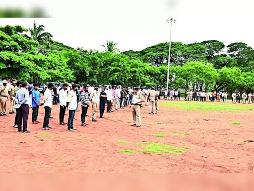 Police crackdown on rowdy elements in Hubballi-Dharwad twin cities | Hubballi News - Times of India