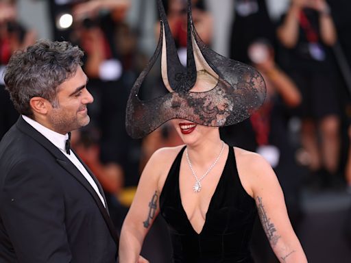 Lady Gaga and fiance Michael Polansky make red carpet debut in Venice