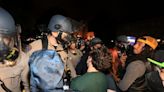 Violent clashes erupt on UCLA campus as riot police arrest dozens of pro-Palestine protesters at Columbia