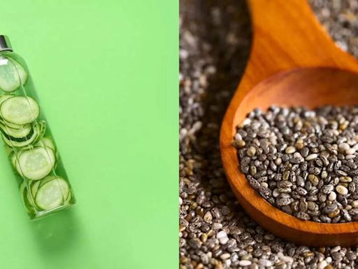 What happens when you soak Chia Seeds and cucumber in water overnight? - Times of India