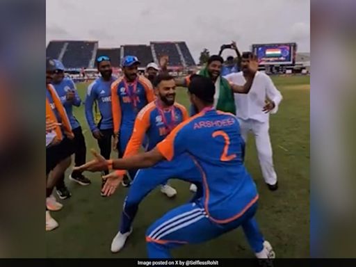 Virat Kohli, Arshdeep Singh's Powerful Victory Dance On "Tunak Tunak Tun" Goes Viral. Watch | Cricket News