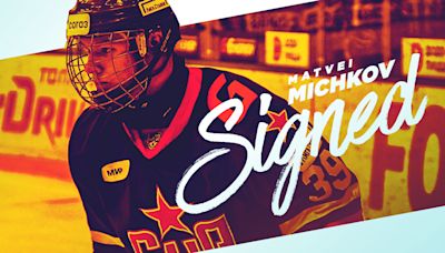 Matvei Michkov time is now as Flyers' top prospect signs contract