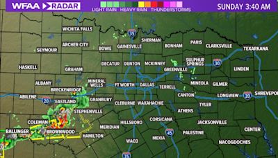 DFW Weather: Another wave of severe weather early Sunday morning, then Memorial Day Weekend heats up