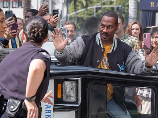 Eddie Murphy says it was ‘surreal’ getting arrested by his real-life daughter in “Beverly Hills Cop: Axel F”