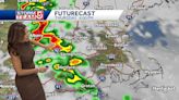 Video: Storms may bring downpours, damaging winds