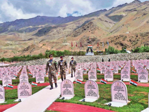 State-of-the-art Kargil war memorial at Drass turns into pilgrimage for kin | Jammu News - Times of India