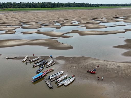 Se seca el río Amazonas: "Agua ha bajado un 80 %", dice gobernador Sánchez