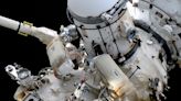 Russian cosmonauts relocate airlock on International Space Station spacewalk