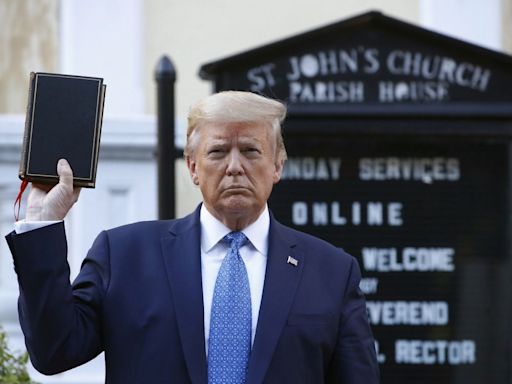 Trump's 'God Bless the USA' Bibles are made in China, a country he often denounces