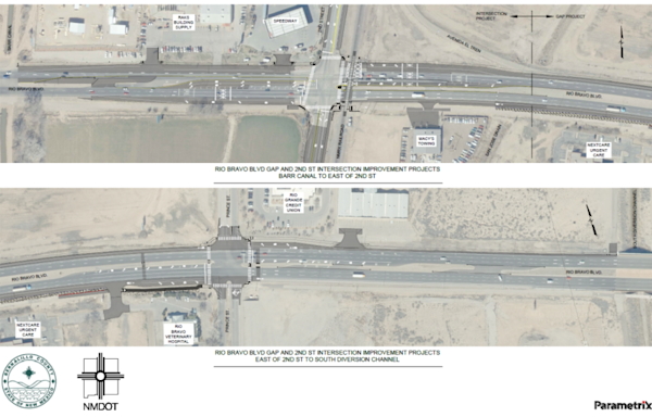 County announces starting dates of Rio Bravo Boulevard, Second Street improvements