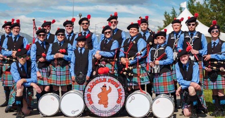 Red Hackle Pipe Band, Dancers perform for Music & More