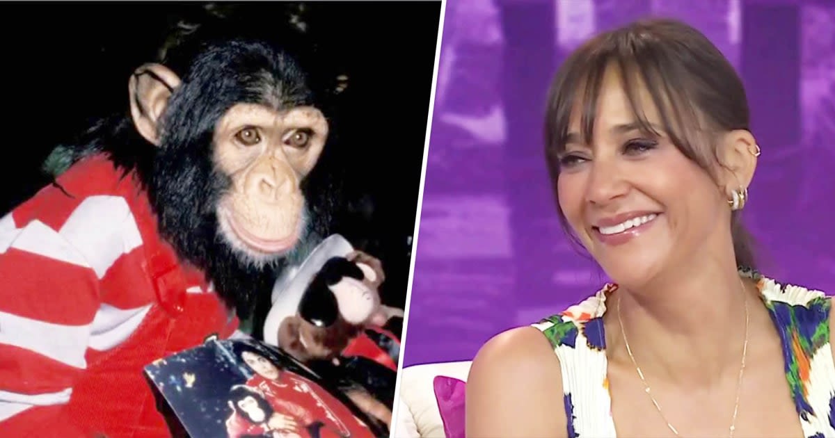 Rashida Jones recalls being bit by Michael Jackson's chimpanzee Bubbles: 'I have a scar'