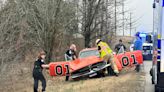 'Dukes of Hazzard' car 'traveling too fast' crashes along Highway 165 on Sunday