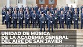 La Unidad de Música de la Academia General del Aire de San Javier, este jueves en el Teatro Chapí