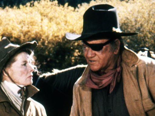 John Wayne made ‘delightful’ Katharine Hepburn ‘belly laugh’ on Rooster Cogburn