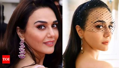 Preity Zinta Paris Fashion Week: Preity Zinta turns heads at Rahul Mishra’s paris show; Fans amazed by her youthful appearance at 49 | - Times of India