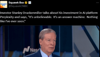 索羅斯戰友Druckenmiller減碼蘋果、Meta全賣光