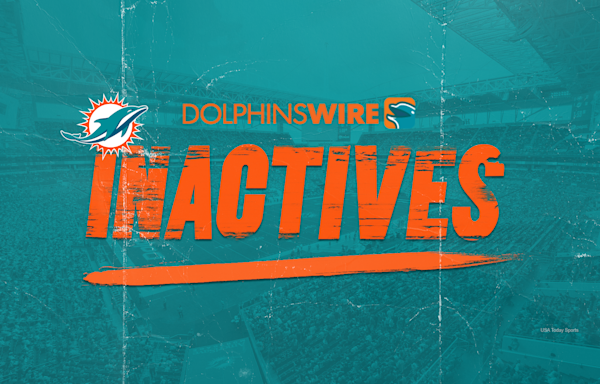 Dolphins RB De'Von Achane active, 3 rookies inactive vs. Bills