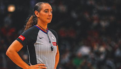 Ashley Moyer-Gleich is first woman picked to officiate NBA playoff game since 2012