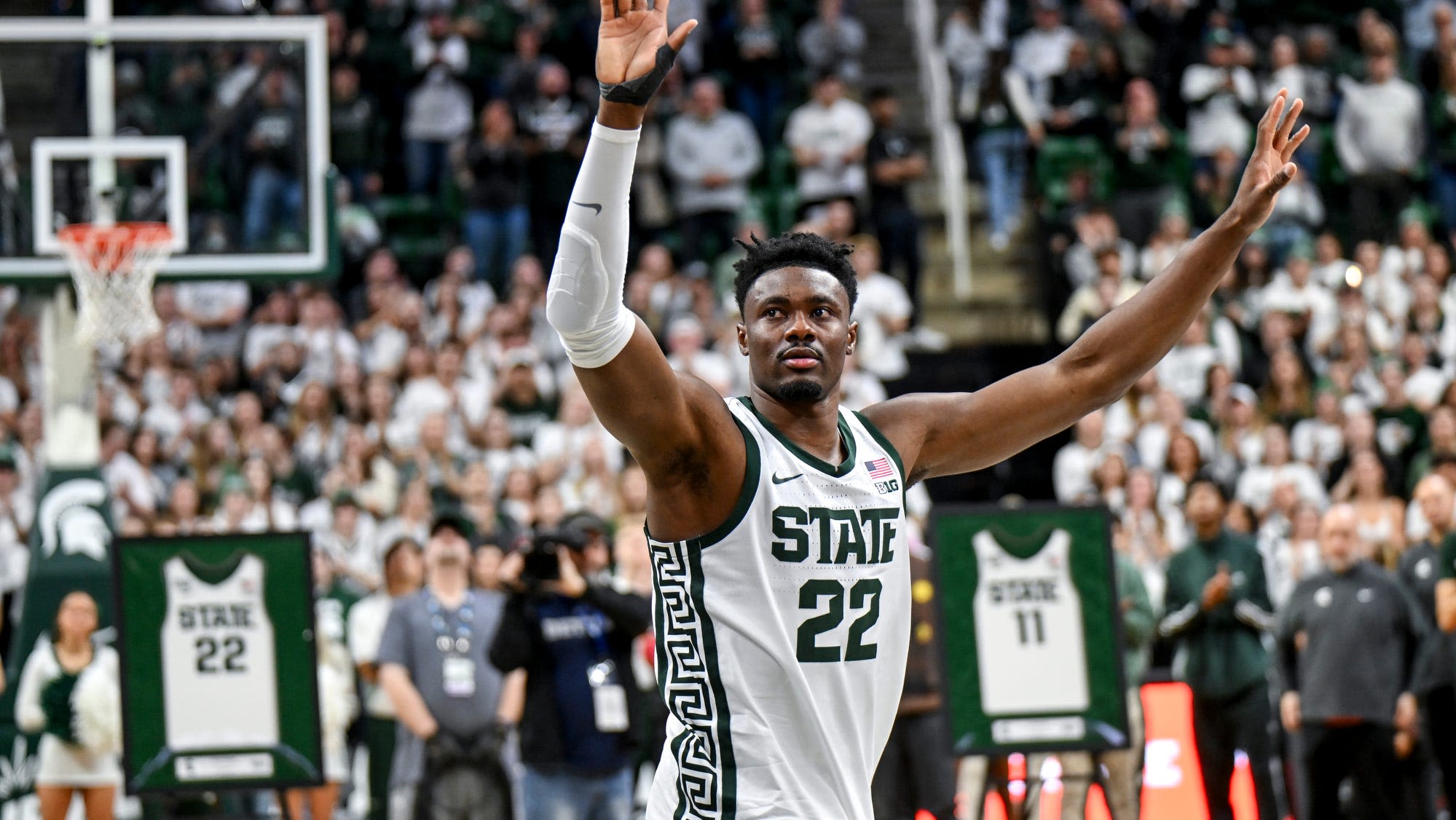 Michigan State basketball center Mady Sissoko transferring to California for final year